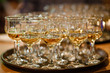 © Ekaterina Pichukova - Glasses of wine on a tray in a restaurant. Tasting.