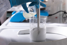 Scientific Test, Liquid Transfusing And Mixing Close Up