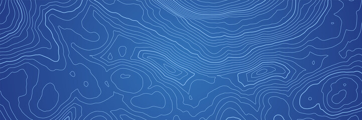 Leinwandbilder - Abstract topographic map background with height lines
