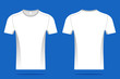 © antoniofrancois - Front and back White T-shirt Blank Illustration Vector