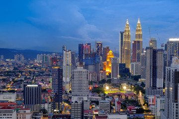 Wall Mural - Beautiful scenery of Kuala Lumpur City Centre