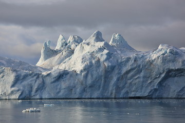  Melting iceberg in Arctic ocean