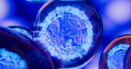 Wall Mural - creative image of embryonic stem cells, cellular therapy. 3d illustration