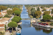 The Medieval French Town Of Aigues Mortes In The Camargue