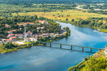 Wall Mural - Panoramic View of Rozafa Castle