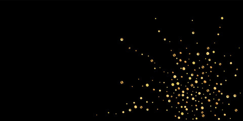 Sparse gold confetti luxury sparkling confetti. Sc