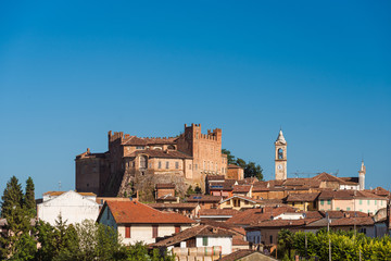 Wall Mural - Landscape of Montemagno Monferrato, unesco world heritage