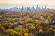 Autumn aerial photography of Toronto