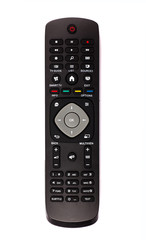 unnamed tv remote control on white background