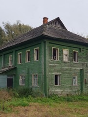 Wall Mural - Architecture and interior of rural abandoned school