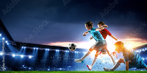 With endless will to victory. Mixed media