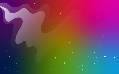 Wall Mural - vector space background . cute flat style template with stars in outer space