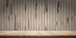 Colorful wooden platform background: wood wall.  ( 3D rendering computer digitally generated illustration.)