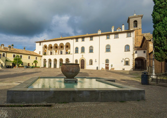 Piazza Santa Maria in Cerveteri, Italy