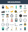 Measuring 36 flat icon set. You can be used these icons for several purposes.