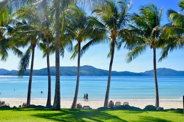 Paradise beach in Hamilton Island, Australia