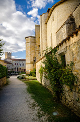 Wall Mural - The fortified village of Larressingle, France