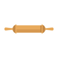 Poster - rolling pin icon, kitchen utensils design