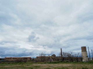 Abandoned factory in Aranjuez, Madrid, Spain