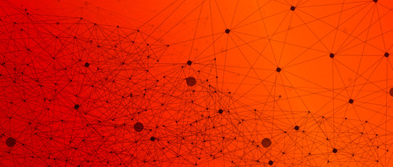 network connection abstract background