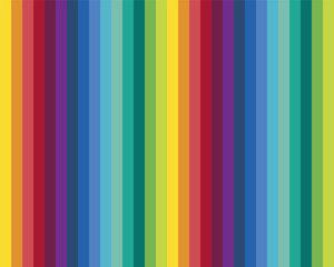 Rainbow Stripes Medium