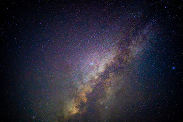 Wall Mural - milky way galaxy beauty in dark night