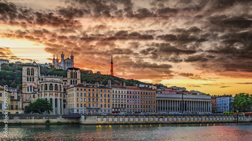 La Ville De Lyon Obscure Et Lumineuse Buy This Stock Photo And Explore Similar Images At Adobe Stock Adobe Stock
