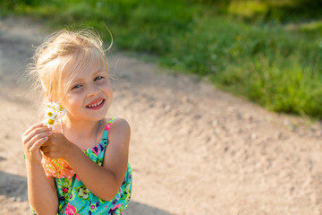 Children's photo shoot in nature