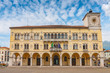 Medieval town hall at the historic centre of Belluno, Italy.