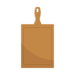 Poster - chopping board icon, kitchen utensils design