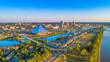 Memphis, Tennessee, USA Downtown Skyline Aerial Panorama