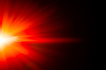 Wall Mural - red fire hot light glow zoom blur power abstract for background.