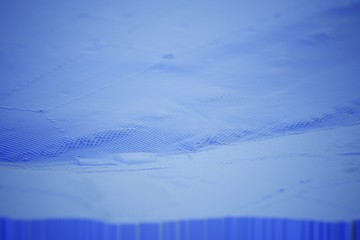 cold winter voxel landscape computer generated illustration