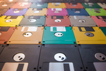 Colored Floppy Disks