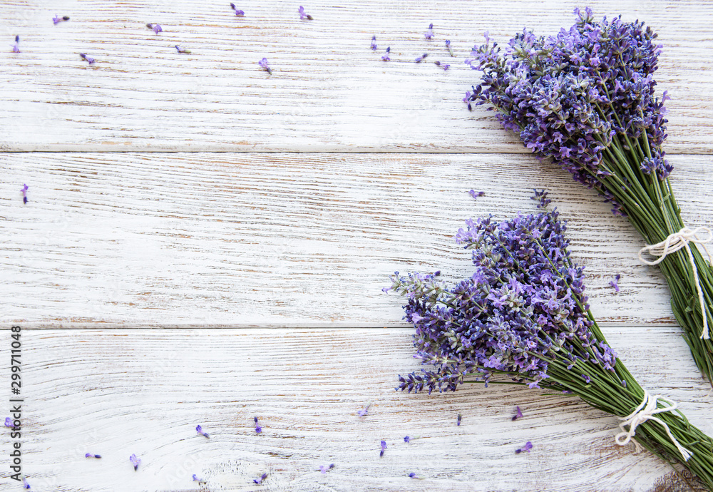 Fresh flowers of lavender - obrazy, fototapety, plakaty 