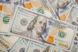 © яна винникова - One hundred dollars pile as background