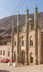 Wall Mural - Turpan, China - located along the Tuyugou Valley, and part of the Turpan Depression area, the Tuyuq Village is one of the best preserved Uyghur villages of the Xinjiang Autonomous Region