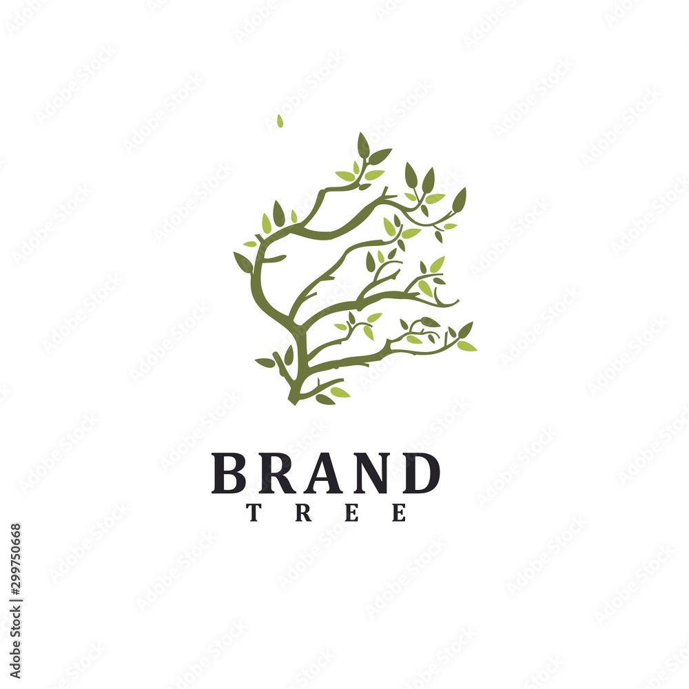 Tree of life logo design inspiration isolated, vector Stock Vector ...