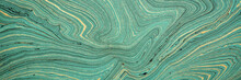 Teal Marbled  Paper Background