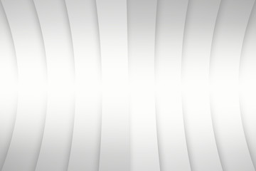Wall Mural - abstract white pattern background, curve line smooth with shadow.