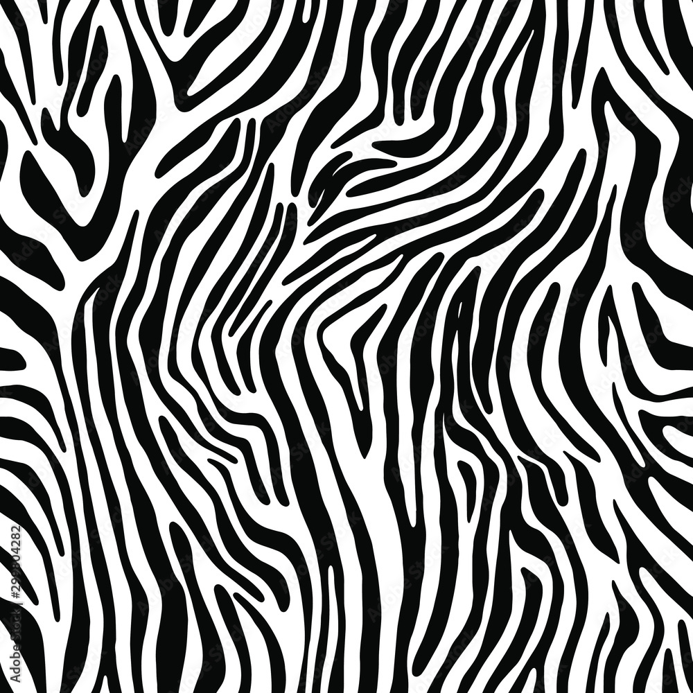 Full seamless wallpaper for zebra and tiger stripes animal skin pattern ...
