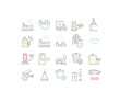 © M.Style - Set Vector Line Icons of Smart City