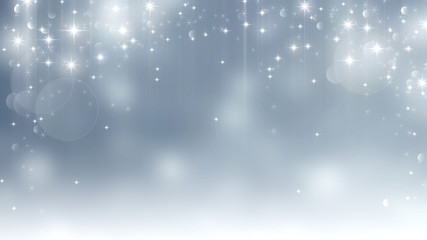 Abstract silver bokeh background	