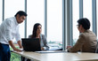 © Nunkung - Businesspeople meeting in modern conference room about new business plan