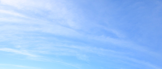 Empty white cloud on  blue sky