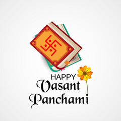 Wall Mural - Happy Vasant Panchami