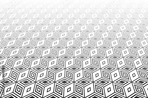 Abstract geometric pattern. Optical illusion effect.