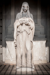 Wall Mural - Statue in of Virgin Mary