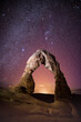 Delicate Arch under the Milky way
