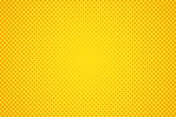 Pop art halftone dots background.
